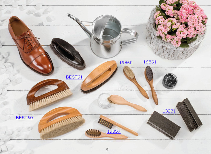 Shoe brush, shoe care, shoe polish, polishing brush, dauber, shine brush